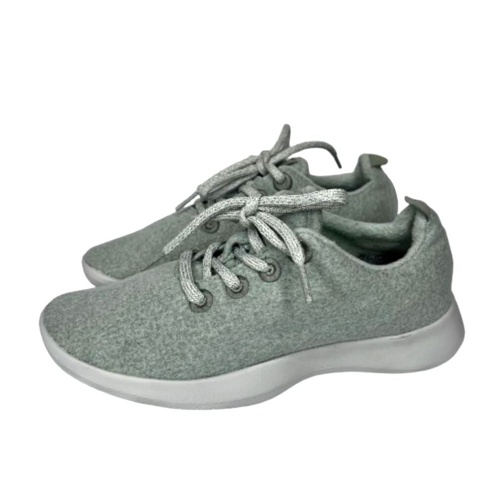 Allbirds Women's Merino Wool Runners Light Green Sneakers Size 6